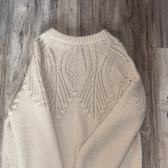 Penmans Sweaters - Cozy Cream Cable Stitch Crewneck Sweater